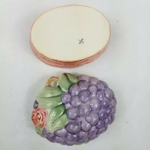 Pfaltzgraff Grapevine Deviled Egg Plate W Bowl NIB - Picture 5 of 5